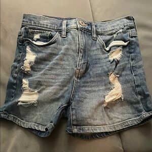 SO Blue Jean Shorts Distressed Vintage Style